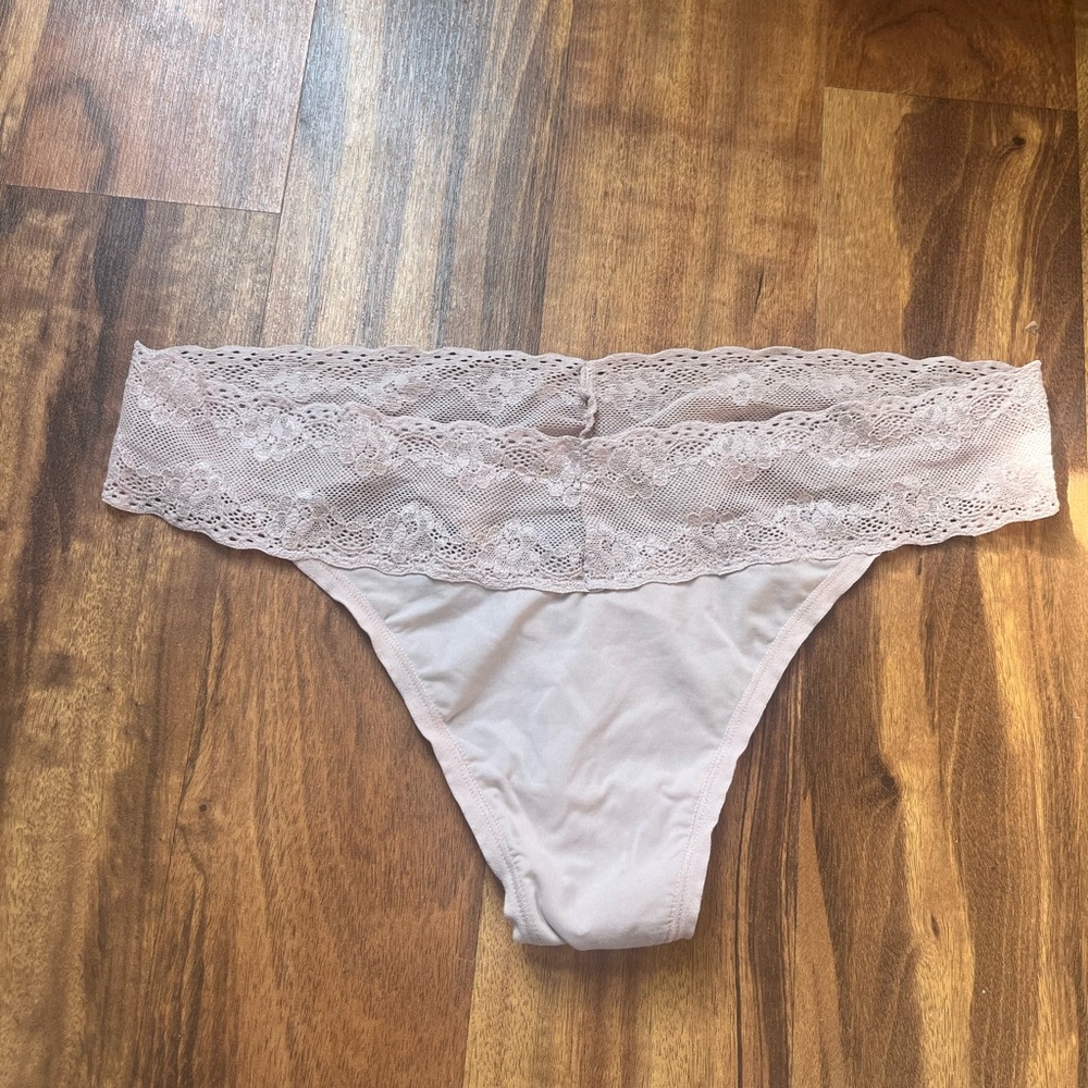 Natori Bliss O/S thong pink rose blush